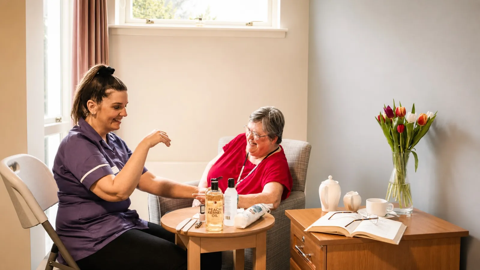 Care and companionship at a Meallmore care home in Scotland